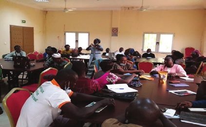 Session de formation au profit de jeunes